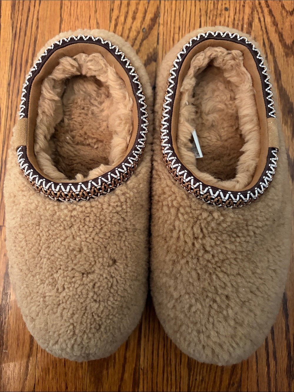 Ugg maxi curly slipper in chestnut